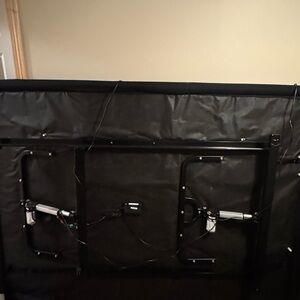 Silver and Black Adjustable Bed with Remote $200 OBO
